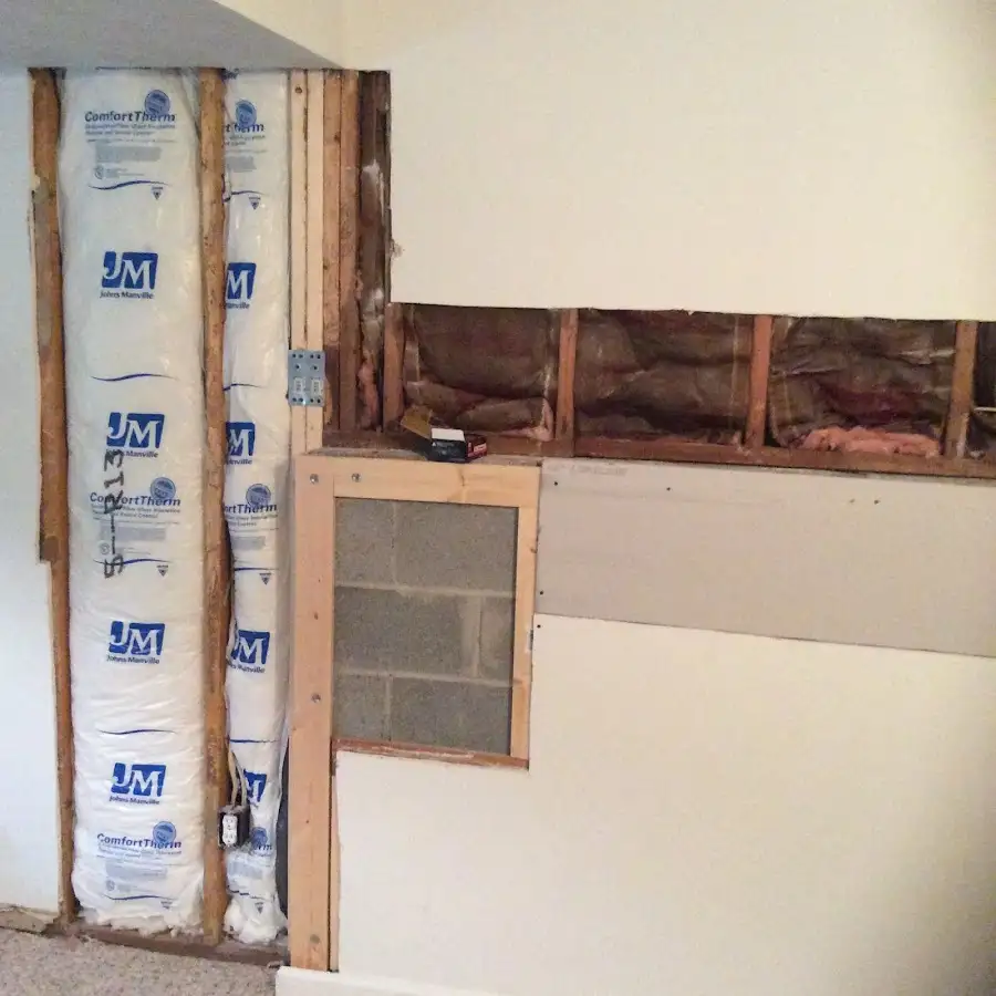 Wall insulation replacement during Structural Drying in Stone Mountain